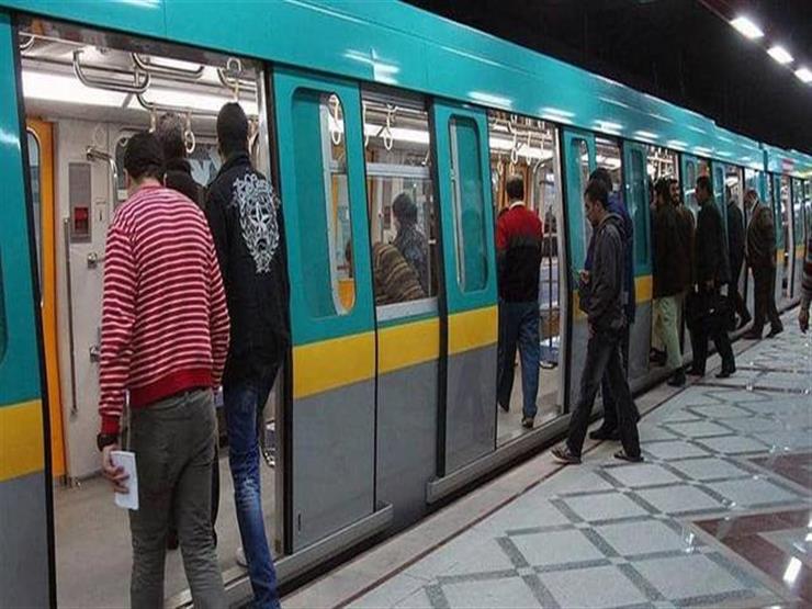 عودة حركة قطارات المترو بالخط الأول لحين إصلاح عطل غمرة