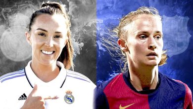 مباراة سيدات برشلونة وريال مدريد