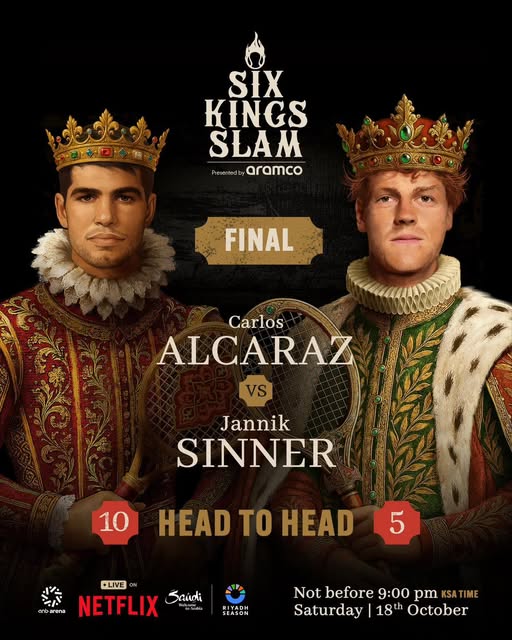 Alcaraz VS Sinner live stream
